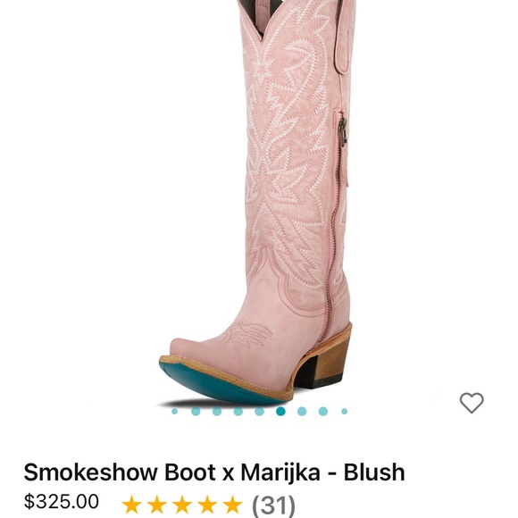 Smokeshow Boot x Marijka - Blush - Picture 1 of 16